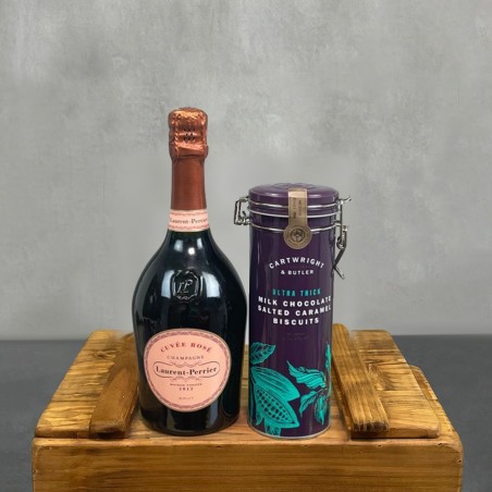 Pink Champagne & Salted Caramel Biscuits