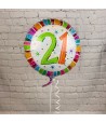 21st Birthday Balloon